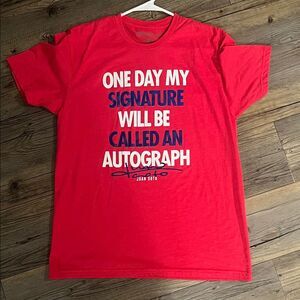 Signature Graphic Red Men's T-Shirt